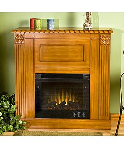 Lincolnshire Medium Oak Electric Fireplace