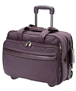 Andiamo Bravo 18-inch Wheeled Six Pocket Tote (Plum)