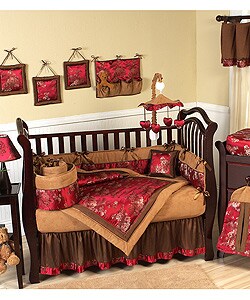 Oriental Garden 12-piece Crib Bedding Set