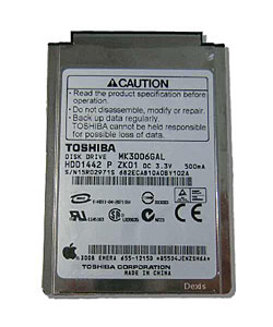 Toshiba 30GB Mini HDD