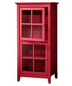 Kylie Red Storage Cabinet