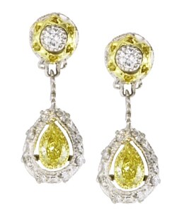 Tacori Platinum 5/8ct TDW Diamond Earrings (G, VS)