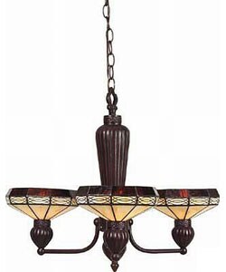 Hampton Bay Mission Tiffany-style Chandelier