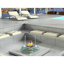 Red Volcano Italian Glass Centerpiece