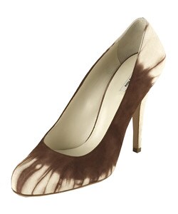Miu Miu Brown Suede Tie-dye Pumps