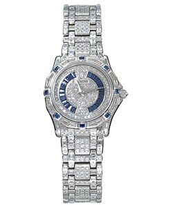 Concord Saratoga SL 18k White Gold Diamond Watch