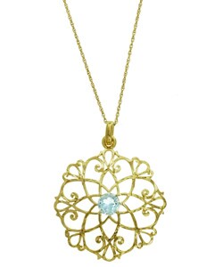 Chateau D'Argent Blue Topaz Necklace