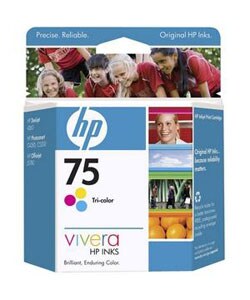 HP 75 Tri-Color Ink Cartridge