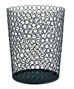 Wire Circle Round Wastebasket