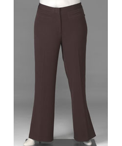 Reality Plus Petite Plus Size Flat Front Dress Pants