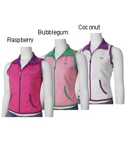 Retro Fox Polar Fleece and Satin Reversible Vest