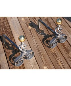 Carlton Heavy Duty Andiron Log Holder