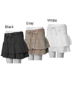 Seven Gate Junior's Distressed Gathered Skirt