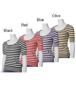 Parang Junior's Short-sleeve Striped Hoodie