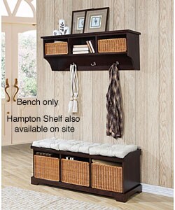 Hampton Storage Bench w/Baskets