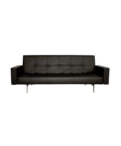 Aragorn Black Convertible Sofa/ Bed