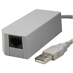 USB 10/100Mbps Network Adapter for Nintendo Wii