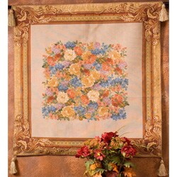 Prestige Floral Wall Art Tapestry with Tassels
