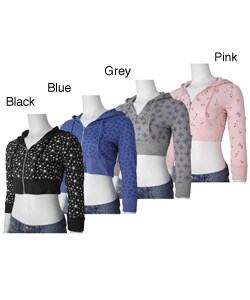 Energie Crop Zipper-front Junior's Hoodie
