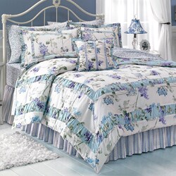 Lilac Dreams 10-piece Bedding Ensemble and Sheet Set