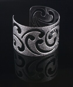 Fashion Jewelry Gunmetal Cuff Bracelet