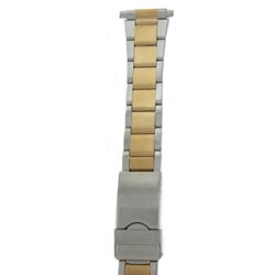Two-tone Stainless Steel 16-22 mm Watch Band