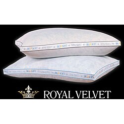 Royal Velvet Medium/ Firm Stripe Pillows (Set of 2)