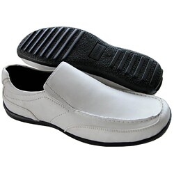Kenneth Cole Back 2 Back White Loafers