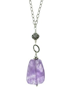 Charming Life Sterling Silver Cape Amethyst Necklace