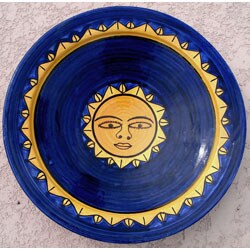 Sunsmile Ceramic Plate (Morocco)