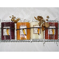 'Lighted Allure Candle' Gift Basket