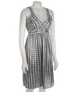 Pretty Pink Pleat-front Knee-length Wrap Dress