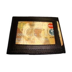 Leather Money Clip Wallet
