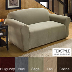 TexStyle Corduroy Stretch Sofa Slipcover