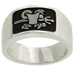 Sterling Silver 'Armor of God' Ring (Pack of 3)