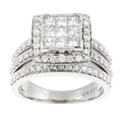 14k Gold 1 1/2ct TDW Diamond Engagement Ring (G-H, I1-2)