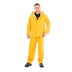 PVC Yellow Rainsuit