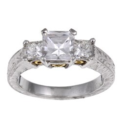 Tacori Platinum 5/8ct TDW Diamond Engagement Ring (G, VS)