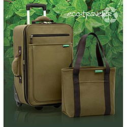 Eco Traveler 2-piece Expandable Carry-on Luggage Set