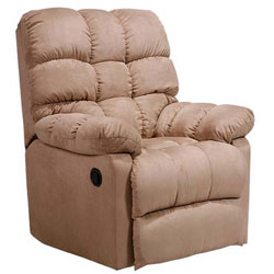 Wall Hugger Recliner Chair Mocha Microfiber