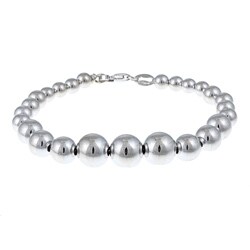 Platifina Graduated Bead Bracelet