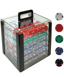 Pro Clay 1000-piece Casino Poker Chip Set