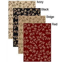 Olefin Virginia Floral Rug (3'3 x 4'11)
