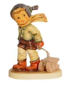Hummel Winter Sleigh Ride Figurine