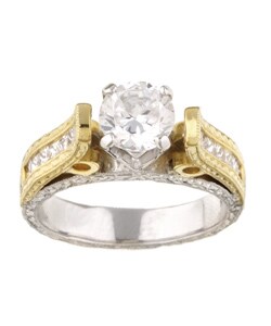 Tacori Platinum 1/2ct TDW Diamond Engagement Ring (G, VS)
