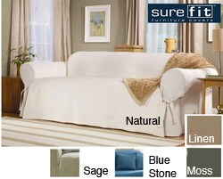 Sure Fit Classic Duck Washable Sofa Slipcover
