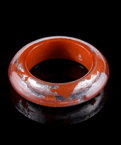 Adrienne Vittadini Foil Print Red Bangle