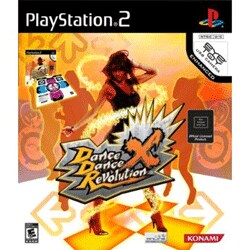 PS2 - Dance Dance Revolution X (game & dance pad)