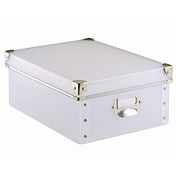 White Polypro Medium Storage Box