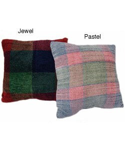 Chenille Plaid Pillows (Set of 2)